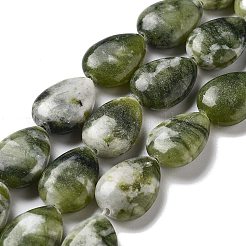 Natürliche chinesische Jadeperlenstränge aus dem Süden&nbsp;G-P528-L01-02