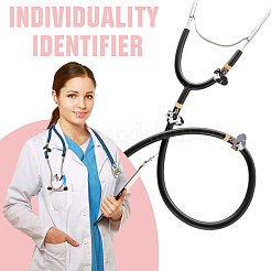 6 pendentif stéthoscope en alliage émaillé de 6 couleurs&nbsp;HJEW-SP0001-40