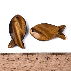 Pendentifs en œil de tigre naturel&nbsp;G-G275-01C