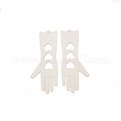 Présentoir de bloqueurs de mitaines en bois non teints&nbsp;DIY-WH0265-95B