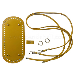 1 Set handgefertigte Zubehör-Kits für den unteren Schultergurt aus PU-Leder&nbsp;DIY-CL0001-34
