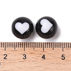 Perles acryliques bicolores&nbsp;LS-OACR-U003-02B