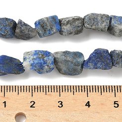 Grezzi grezzi naturali lapis lazuli perline fili&nbsp;G-M453-C08