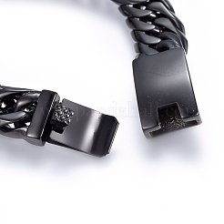 Bracciali con catene a maglie in acciaio inox 304&nbsp;BJEW-E346-06B