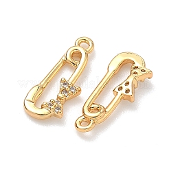 Ottone micro spianare pendenti zirconi&nbsp;KK-A281-25A-G
