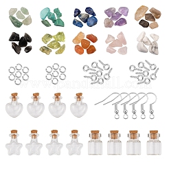 DIY-Wunschflaschenanhänger-Ohrring-Kits herstellen&nbsp;DIY-FS0002-26