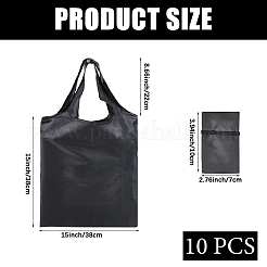 10 Stück wiederverwendbare Einkaufstaschen aus Polyester für Supermärkte&nbsp;ABAG-CN0001-48