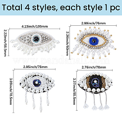 4 pieza de 4 estilos de poliéster&nbsp;PATC-GF0002-02