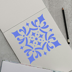4 pz 4 stili pet scava fuori disegno pittura stencil&nbsp;DIY-WH0669-006
