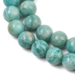 Fili di perline amazonite naturale&nbsp;G-F461-12-10mm-01