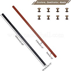 4 Satz 2 Farben Taschengriffe aus PU-Leder&nbsp;FIND-FH0004-14B