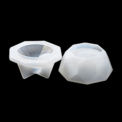 Moldes de copa de vela de silicona diy octágono facetado&nbsp;DIY-P078-07
