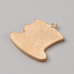 Emaille-Anhänger aus Legierung zum St. Patrick's Day&nbsp;ENAM-WH0004-03KCG-08