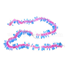 Fili di perline di cristallo di quarzo elettrolitico&nbsp;G-WH0018-03
