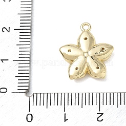 Pendenti in zirconi cubici trasparenti in micro pavè di ottone&nbsp;CU-CBACBD7-11G