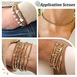 Perles de placage en laiton&nbsp;KK-LP0001-08G-04