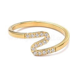 Anillos de dedo de acero inoxidable 304 con revestimiento iónico (IP)&nbsp;RJEW-J071-11-G