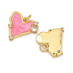Pendentifs en zircone cubique clair en laiton&nbsp;CU-T001-08G-A