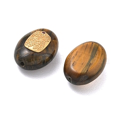Ovale Naturperlen aus Tigerauge&nbsp;GG-D002-09G
