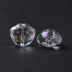 Perle di vetro verniciate a spruzzo trasparente&nbsp;GLAA-I050-05M