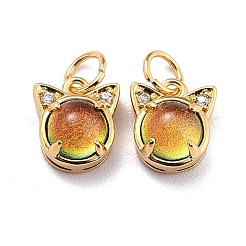 Ottone fascino zirconi&nbsp;ZIRC-H122-05G