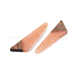 Pendentifs en résine & en bois&nbsp;WOOD-F015-15A