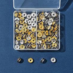 120 stücke 2 farben messing strass abstandshalter perlen&nbsp;RB-FS0001-05C