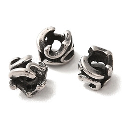 Perline europee in acciaio inossidabile 304&nbsp;STAS-A080-34AS