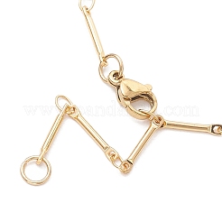 Messing Bar Gliederkette Armbänder&nbsp;BJEW-JB10503