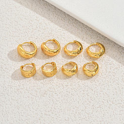 4 paio di orecchini a cerchio classici in ottone&nbsp;WV5565
