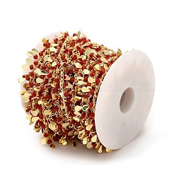 Chaînes de charme en forme de goutte de perles de verre&nbsp;CHC-A006-13G-04