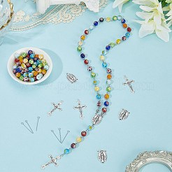 DIY-Sets zur Schmuckherstellung mit Rosenkranzperlen&nbsp;DIY-SC0031-64