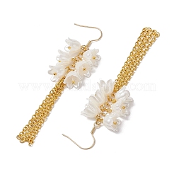 Boucles d'oreilles avec pdentif en acrylique&nbsp;EJEW-JE06228-01