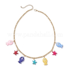 Collane con catena figaro in acciaio inossidabile 304&nbsp;NJEW-TA00212