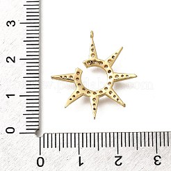 Ottone micro spianare pendenti zirconi&nbsp;LS-KK-Q035-07G