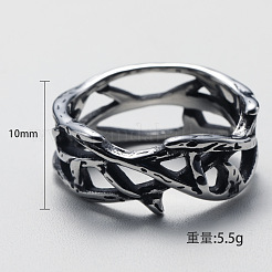 Fingerringe aus Edelstahl 304&nbsp;FS-WG2B888-03