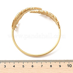 Bracelets manchettes en acier inoxydable 304 pour femmes&nbsp;BJEW-B120-07G-01