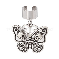 6 ciondolo decorativo in lega a forma di stetoscopio in stile tibetano per Halloween&nbsp;HJEW-JM03709