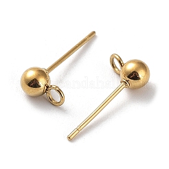Accesorios para pendientes de acero inoxidable 304 con revestimiento iónico (IP)&nbsp;STAS-M323-01A-G
