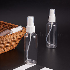 80 ml transparente Parfüm-Sprühflaschensets aus Kunststoff für Haustiere&nbsp;MRMJ-BC0001-57