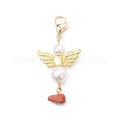 Pendentif décoratif en perles de coquillage d'ange&nbsp;HJEW-JM03440