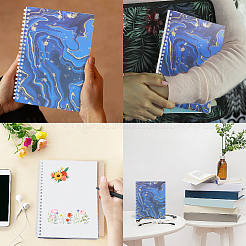 Libreta de espiral A5 de hojas sueltas para coleccionar pegatinas&nbsp;AJEW-CP0007-84D
