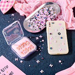 5 Stil: transparente Cabochons mit flacher Rückseite aus Kunstharz und Decoden-Cabochons aus undurchsichtigem Kunstharz.&nbsp;FIND-TA0005-52