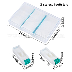 Ensemble de tampons en plastique détachables avec chiffres 0~9 et chiffres A à Z&nbsp;DIY-CA0002-83A