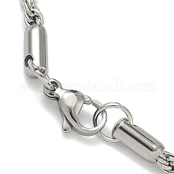 3 mm 201 Edelstahl-Seilkettenarmbänder für Damen&nbsp;BJEW-R318-01P-1