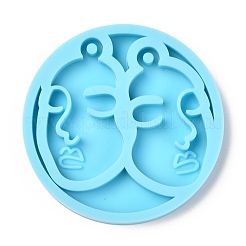 Moules de statue en silicone pendentif&nbsp;DIY-P022-11