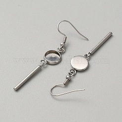 Ganchos para pendientes de acero inoxidable 314&nbsp;STAS-WH0046-01E