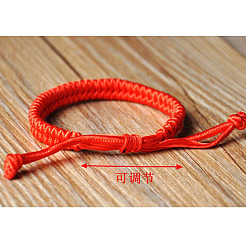 Verstellbare gewachste Schnur geflochtene Armbänder&nbsp;BJEW-E304-15