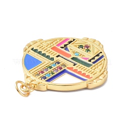 Pendentifs en laiton avec zircone cubique&nbsp;ZIRC-C024-25G