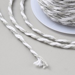 Cordon torsadé en coton bicolore de 10 m&nbsp;OCOR-TAC0023-13G